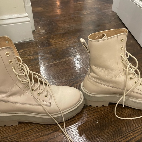 & other stories tan combat boots. - Picture 3 of 4